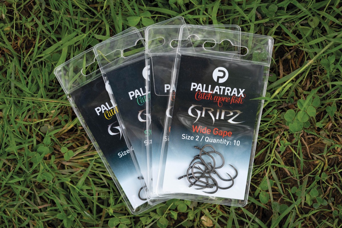 Pallatrax Gripz Hook Wide Gape Size 10,barbless.