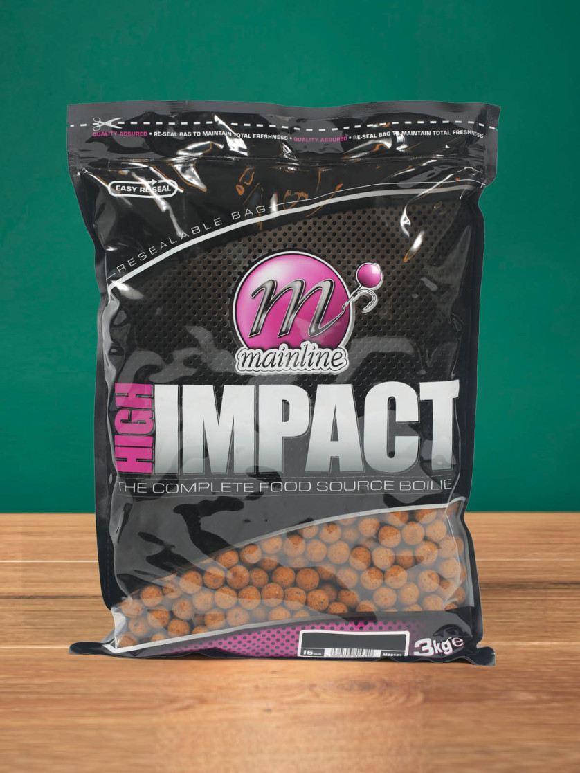 3kg Mainline Baits High Impact Salty Squid Shelf-life Boilies