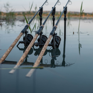 3 x Nash Dwarf 10ft 3lb TC Cork Handled Rods  